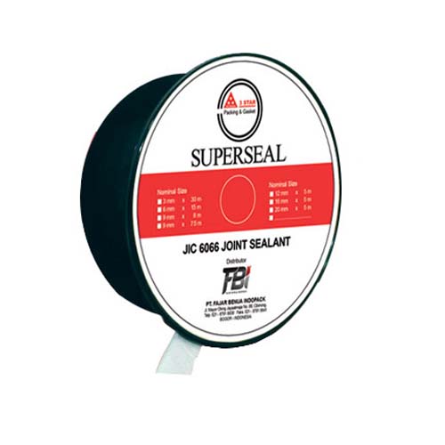 Expanded PTFE Joint Sealant (Super Seal), JIC 6066, Size Thick. 6