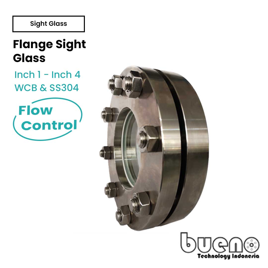 Flange Sight Glass 'WCB & SS304' - 4 Inch - Fajar Benua Store