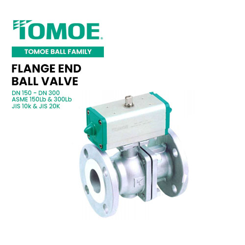 Tomoe - Flange End Ball Valve 2 Inch - DN150 - Fajar Benua Store