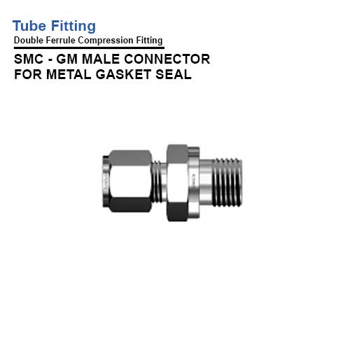 Tube Fitting SMC GM Male Connector For Metal Gasket Seal 1 Inch