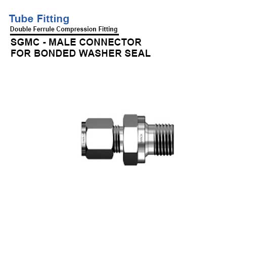 Tube Fitting SGMC Male Connector For Bonded Washer Seal 1 Inch Fajar Benua Store